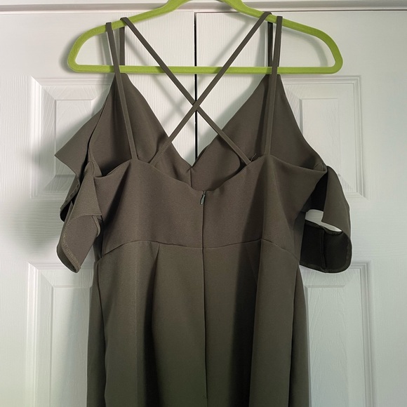 Olive Green Pencil Dress: Oh My Love - Picture 6 of 6